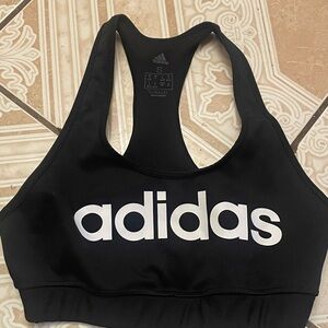 Adidas Women's Black and White Swim Top